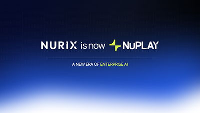 Nurix AI Rebrands as NuPlay AI to Advance a New Generation of Self-Improving AI Systems